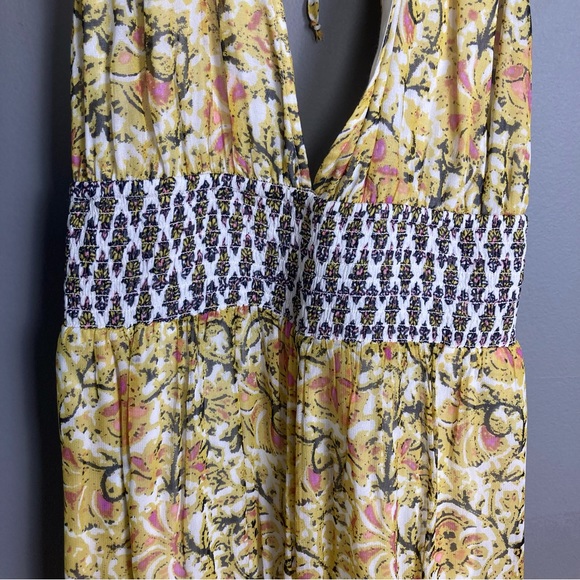 Free People jumpsuit XS Maria NWT REVOLVE soft yellow white breathable gauzy - Picture 7 of 10